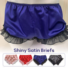 Sissy Women Shiny Satin Briefs