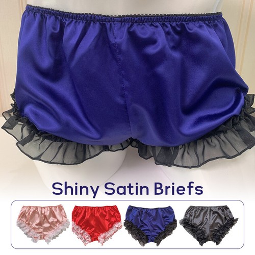 Sissy women shiny satin briefs - sissy,