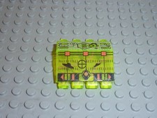 LEGO SPACE space TrNeonGreen hinge panels ref 2582px4 / set 6979 & 6915