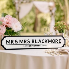 Personalised Wedding Road