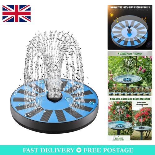 Solar water fountain with 100 - water,