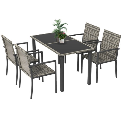 Outsunny rattan garden - rattan,