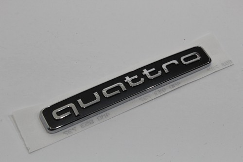 Audi quattro boot badge - audi,