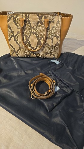 Prada galleria phyton brown - phyton,