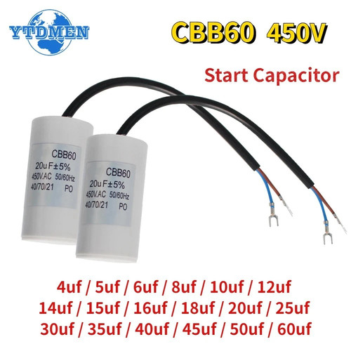 Capacitor cbb60 start - capacitor, run