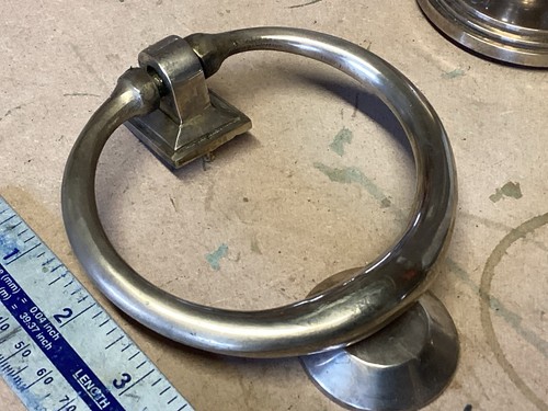 Reclaimed solid brass door - brass,