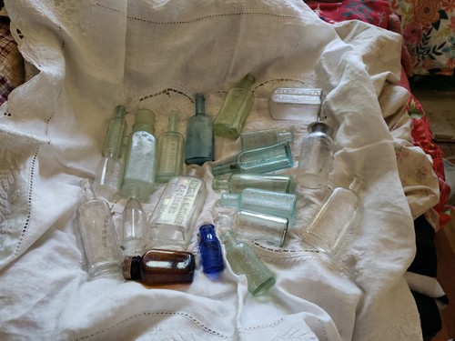 Antique vintage glass - &,