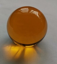 Vintage Amber Paperweight