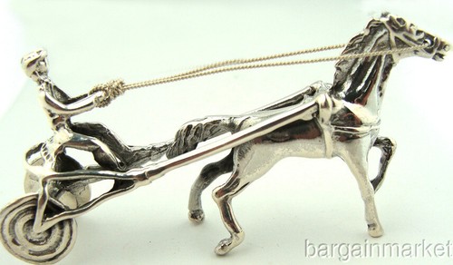 Sterling silver jockey racing - sterling,