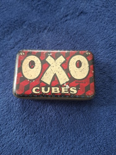Oxo cube vintage tin - cube, (small)