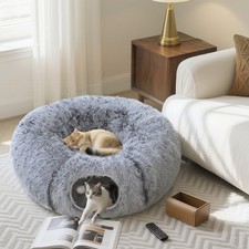 2-in-1 Donut Cat Tunnel with