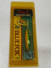 NOS Blue Fox vintage Vibrax Rapala Minnow Spin Fishing Lure 1994 rare