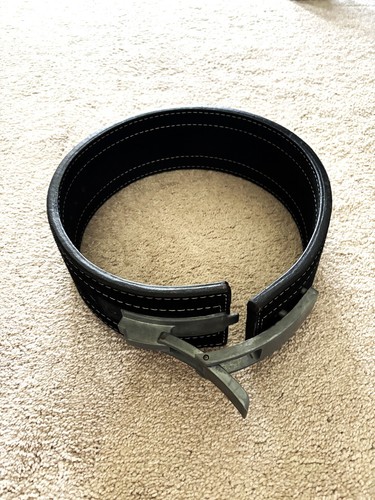 Black leather inzer - black,