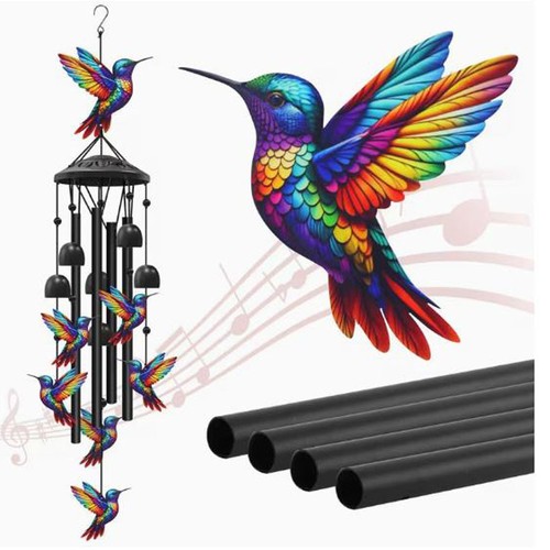 Memorial gift metal windchimes - gift,