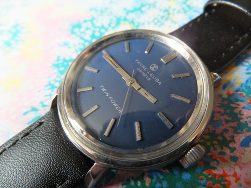 Blue dial favre leuba - blue, favre-leuba