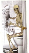 Fun Gothic SKELETON TOILET