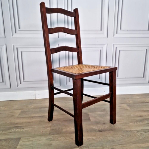 Antique decorative cane chair - cane,
