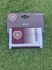 Official Hearts FC  Heart of Midlothian canvas wallet BNWT