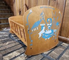 VTG Toy Baby Doll Crib 50s