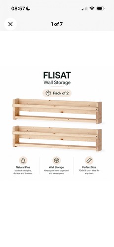 Ikea flisat wall - flisat, shelf