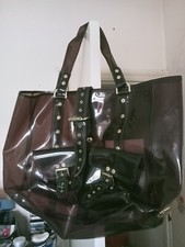 Genuine Mulberry Brown Vinyl