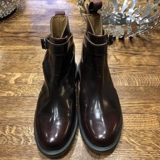DM Dr Martens Teresa Cherry Red Burgundy Brown UK 5 EU 38 Chelsea Buckle Boots