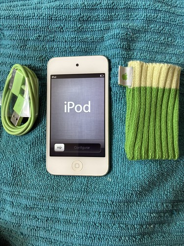 White apple ipod - white,