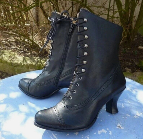 Women low kitten heel ankle - kitten,