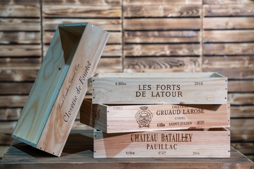 Shallow french wooden wine - shallow,