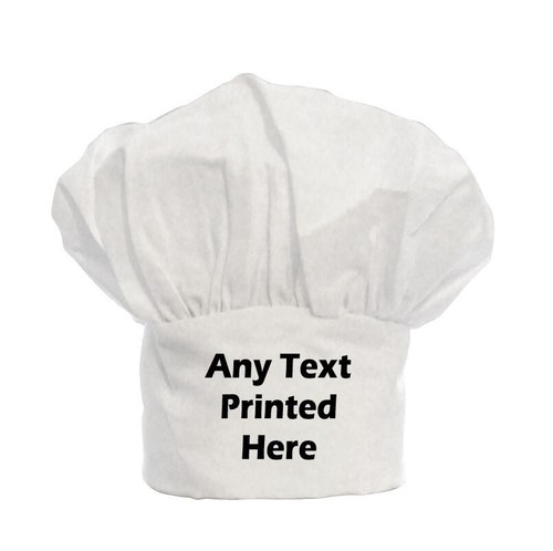 Personalised chefs chef hat - chefs,