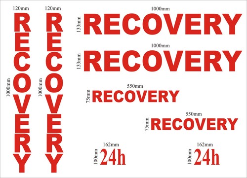 Recovery vinyl graphics kit - vinyl, 8