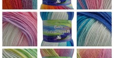 Cygnet Baby Colour Rush Soft DK 100g Yarn Self Striping Double Knitting Acrylic
