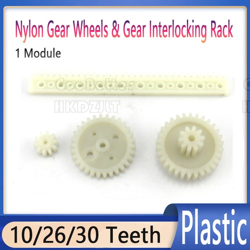 Plastic gear teeth 1 - gear, 10/26/30