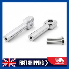 6" Handlebar Handle Riser Set Fit For 1"  1 inch Bar Chrome Chrome Plated UK UK
