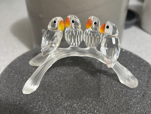 Swarovski crystal lovebirds - swarovski,