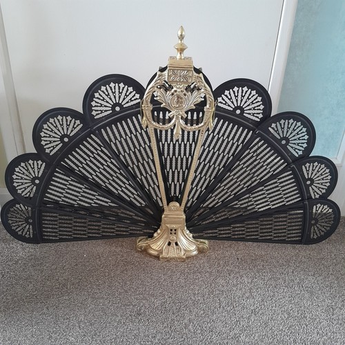 Vintage brass peacock folding - peacock,