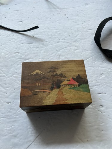 Vintage japan wood - puzzle,