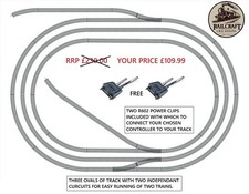 OO Gauge HORNBY Nickel Silver Track Layout HORNBY Model Railway Triple Oval