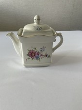Vintage cube square teapot