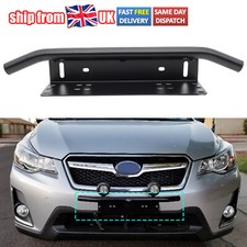 23"Car License Number Plate Frame Holder Bull Bar Bumper Mount Light LED Bracket