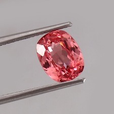 AAA Natural Ceylon Padparadscha Sapphire Cushion Loose Gemstone Cut 9x7 MM