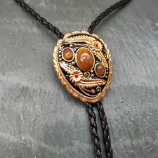 3 Tigers Eye Stone Men Bolo