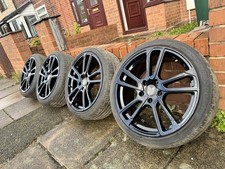 18” 5X114.3 Gloss Black Fox Race Alloy Wheels