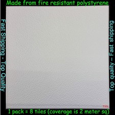 4M² Polystyrene Ceiling Tile Wall Panels DIY Decorating Safety Approved T101