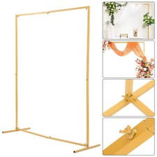 2x2m Wedding Backdrop Stand Iron Arch Door Party Garden Flower Plant Rack Decor