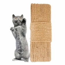 10 M Sisal Rope Cat Scratching Hemp Craft Twisted Twine Scratch Board Post Toys