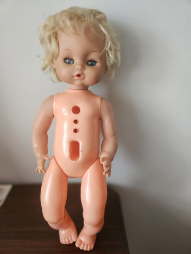Vintage minifon doll with - doll,