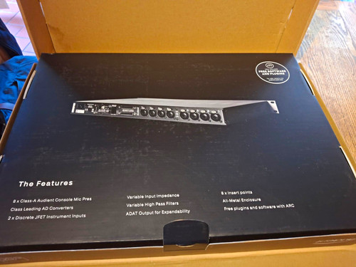 Audient asp880 channel rack - audient, 8-channel