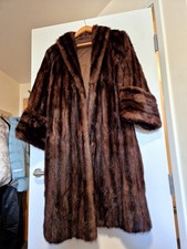 Real MINK SABLE fur coat