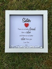 Personalised Sister Box Frame